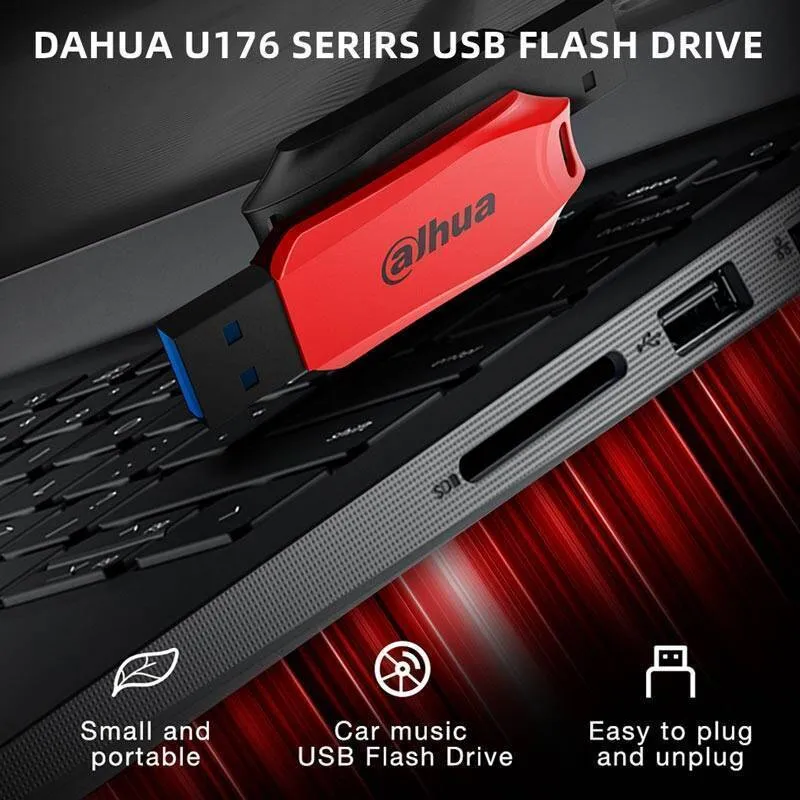 فلش مموری داهوا مدل U176 USB3.2 ظرفیت 64 گیگابایت