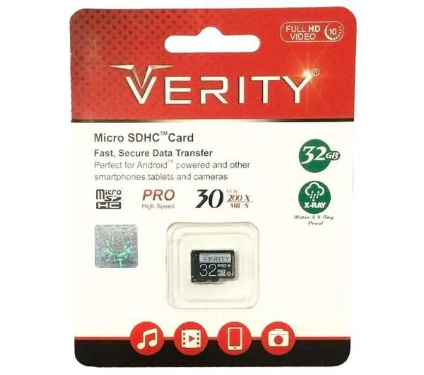 کارت حافظه Micro SD وریتی کلاس 10 30MBps ظرفیت 32 گیگابایت