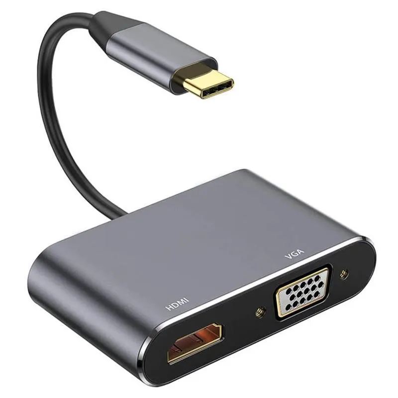  تبدیل Type-C به HDMI/ VGA/USB / USB-C دیتک