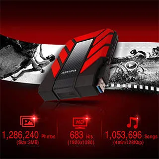هارد اکسترنال ای دیتا مدل HD710 Pro ظرفیت 4 ترابایت