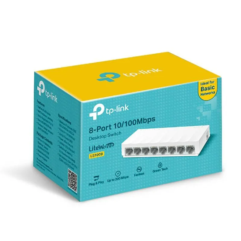 سوییچ 8 پورت تی پی-لینک مدل LS1008