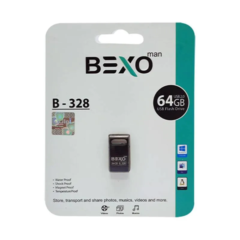 فلش مموری بکسو مدل B-328 ظرفیت 64 گیگابایت