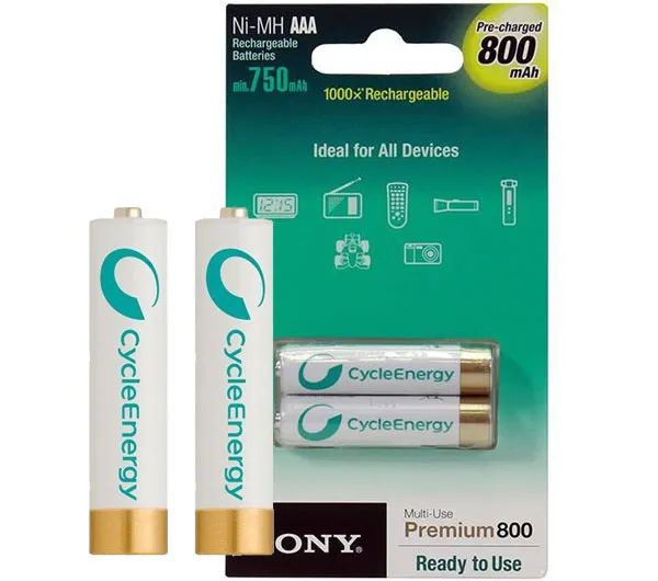باتری نیم قلمی سونی مدل NH-AAA-B2KN بسته 2 عددی
