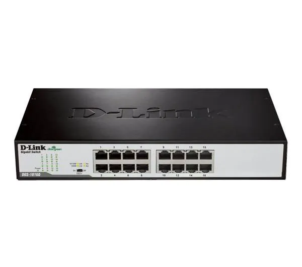 سوییچ 16 پورت گیگابیتی، غیر مدیریتی و دسکتاپ دی-لینک مدل DGS-1016D