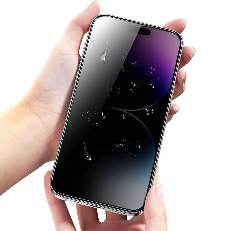 محافظ صفحه نمایش گرین لاین مدل 9H Steve Privacy مناسب برای iphone 14 Pro