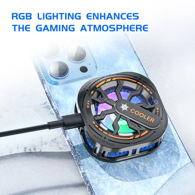 فن خنک کننده گوشی مدل JS82BC RGB
