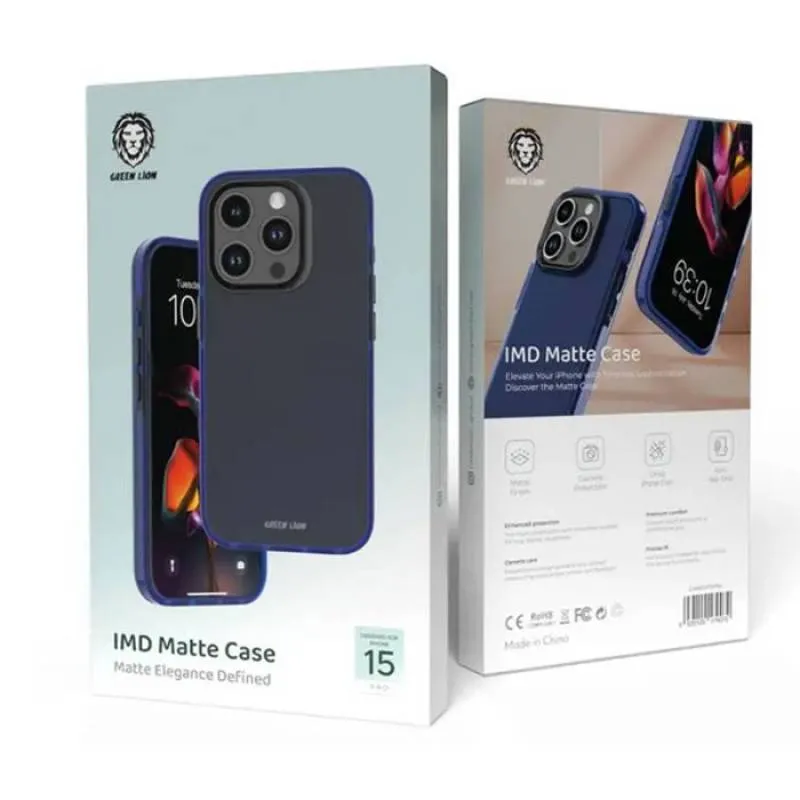 کاور گوشی گرین لاین مدل GNIMDIP15PBL مناسب برای iphone 15 Pro Max