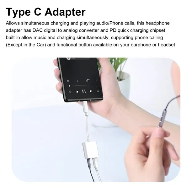 تبدیل Type-C به AUX/Type-C مدل GL054-1
