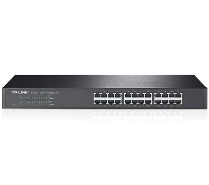 سوییچ 24 پورت مگابیتی و رکمونت تی پی-لینک مدل TL-SF1024