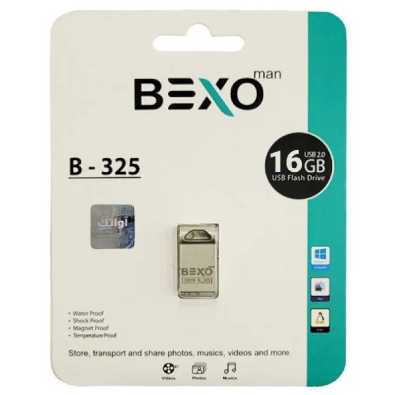 فلش مموری بکسو مدل B-325 ظرفیت 16 گیگابایت