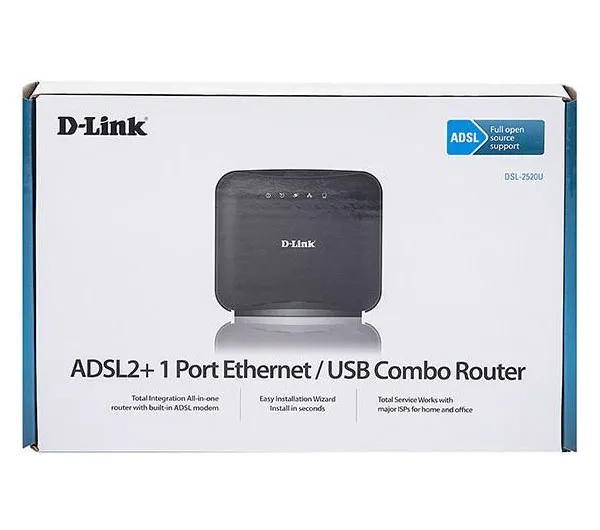 مودم روتر ADSL2 Plus باسیم دی-لینک مدل DSL-2520U