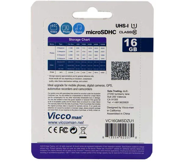 کارت حافظه microSDHC ویکو من مدل Extre 533X کلاس 10 استاندارد UHS-I U1 سرعت 80MBps ظرفیت 16 گیگابایت