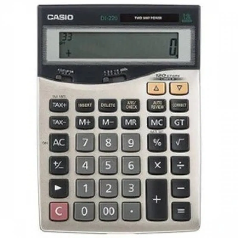 ماشین حساب کاسیو مدل  Dj-220D PLUS