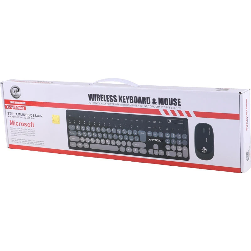 کیبورد و ماوس بی سیم ایکس پی پروداکت مدل XP-W3000