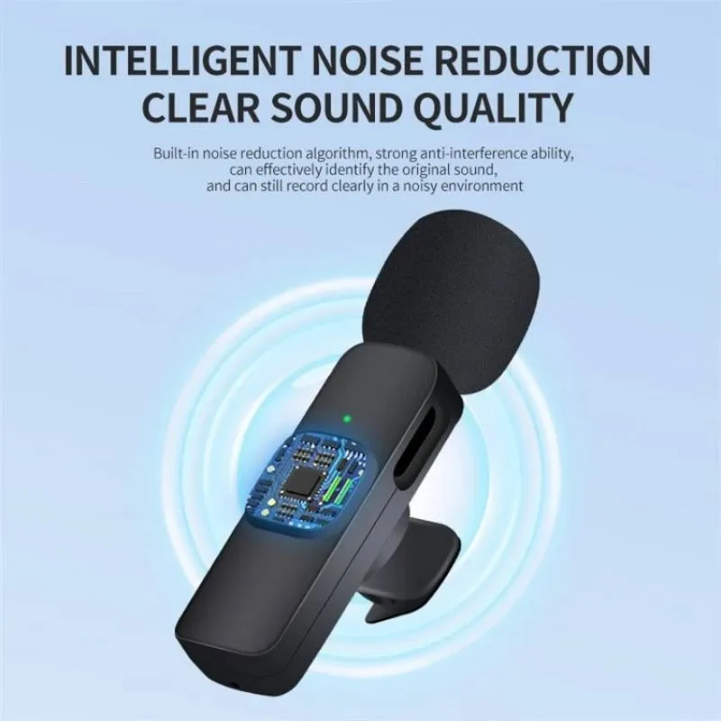 میکروفن یقه ای بی سیم مدل K9 Type-C