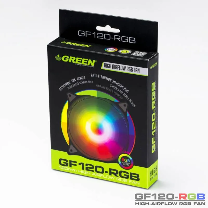 فن کیس گرین مدل GF120-RGB