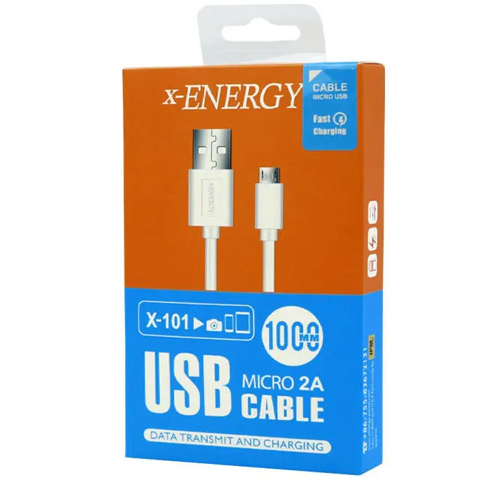 کابل تبدیل USB به MicroUSB ایکس انرژی مدل X-101 طول 1 متر