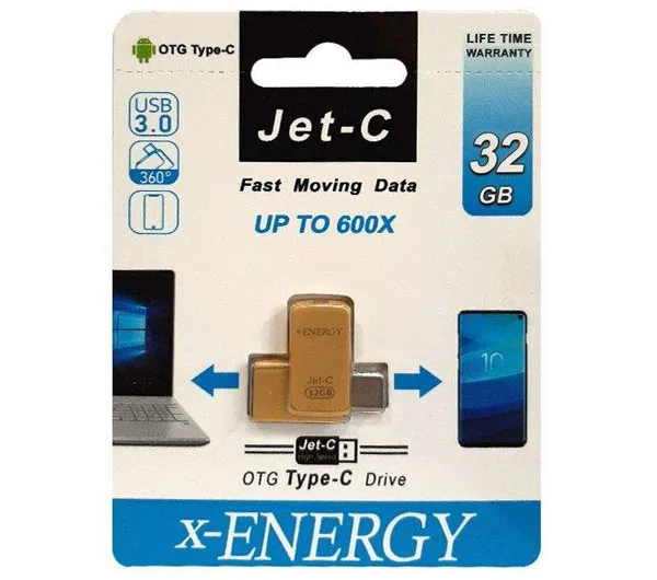 فلش مموری ایکس-انرژی مدل JET-C ظرفیت 32 گیگابایت