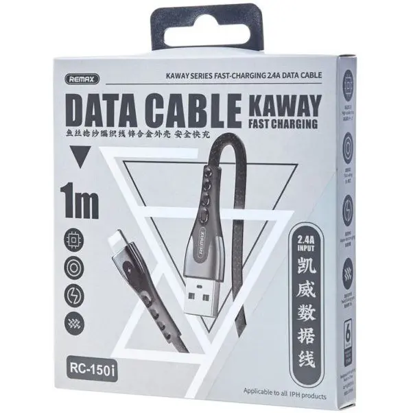 کابل تبدیل USB به Lightining ریمکس مدل RC-150i طول 1 متر