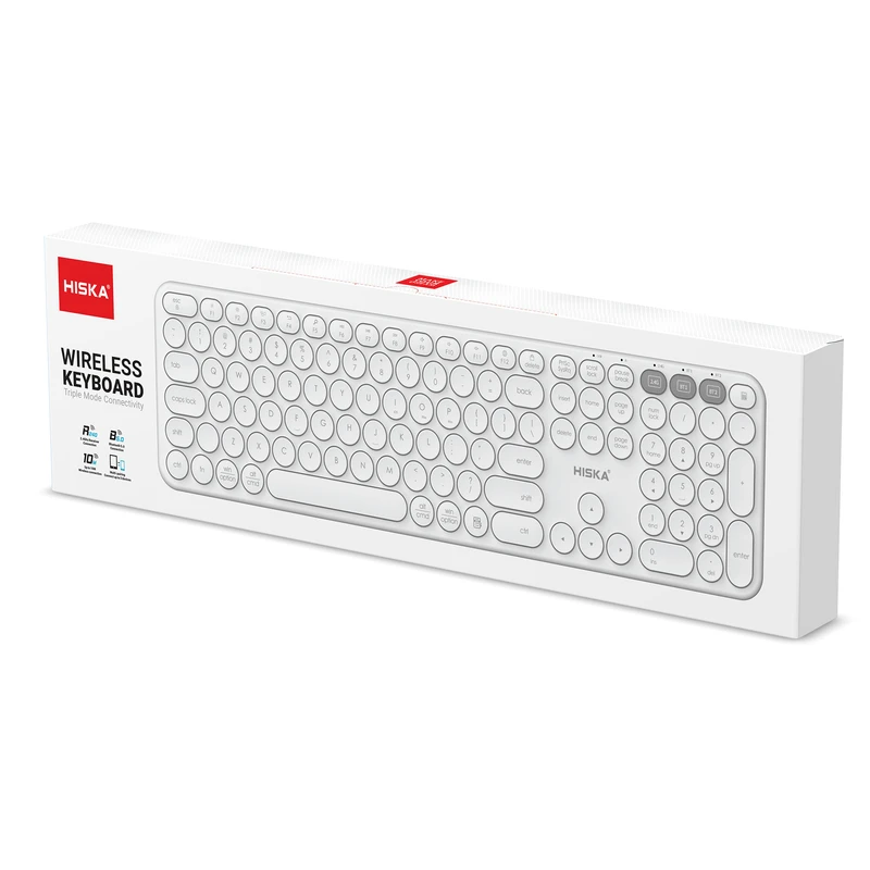 کیبورد بی سیم هیسکا مدل HX-KE250W