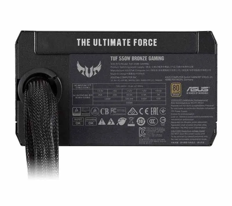 منبع تغذیه کامپیوتر ایسوس مدل TUF GAMING 550B