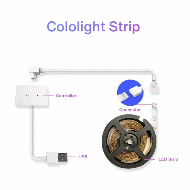 ریسه هوشمند کولولایت مدل Cololight Strip Plus 60LEDs طول 2 متر
