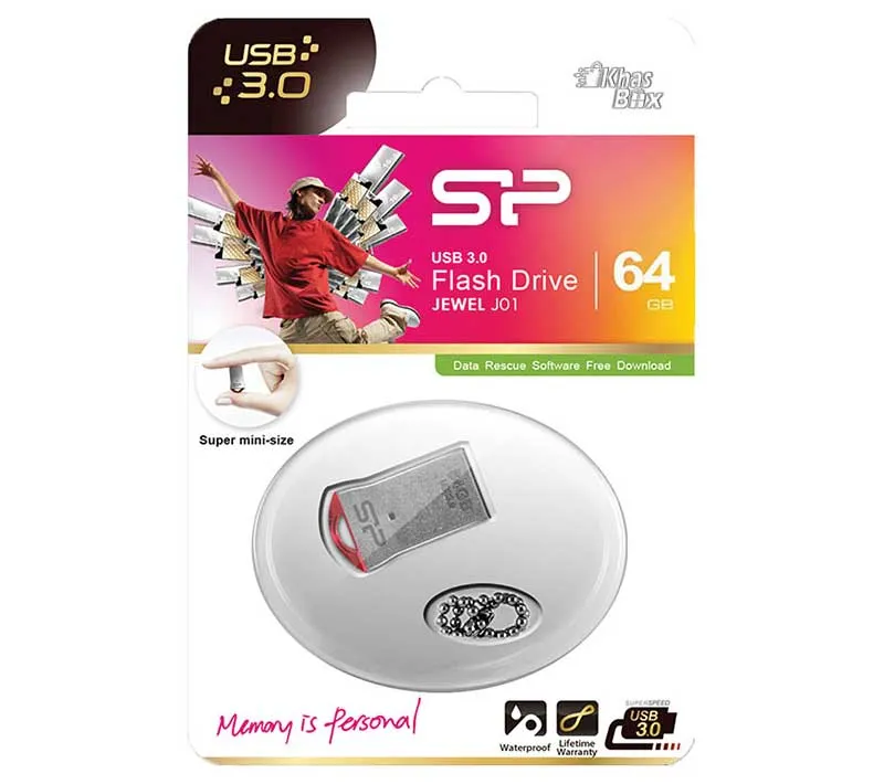 فلش مموری سیلیکون پاور مدل Jewel J01 USB3.0 ظرفیت 64 گیگابایت فلش مموری سیلیکون پاور مدل Jewel J01 USB3.0 ظرفیت 64 گیگابایت