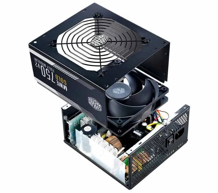 منبع تغذیه کامپیوتر کولر مستر مدل MWE GOLD 750 – V2 FULL MODULAR