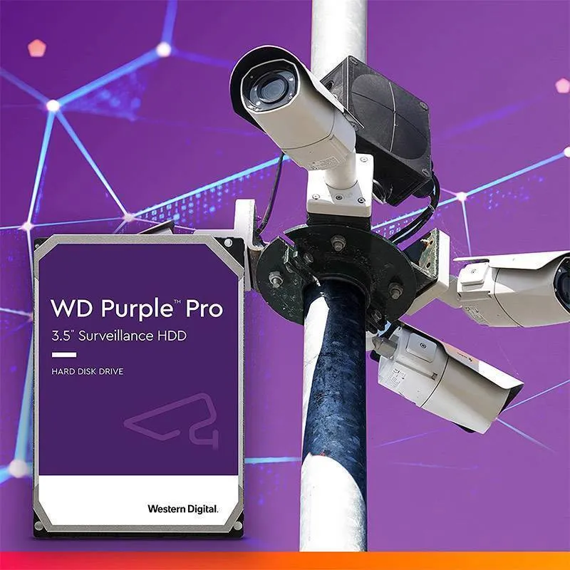 هارددیسک اینترنال وسترن دیجیتال مدل Purple WD8001PURP ظرفیت 8 ترابایت