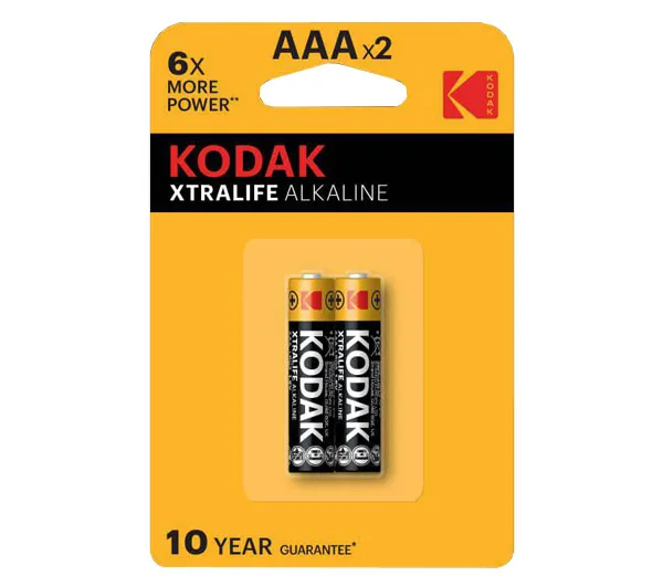 باتری نیم قلمی آلکالاین کداک مدل XTRALIFE بسته 2 عددی باتری نیم قلمی آلکالاین کداک مدل XTRALIFE بسته 2 عددی