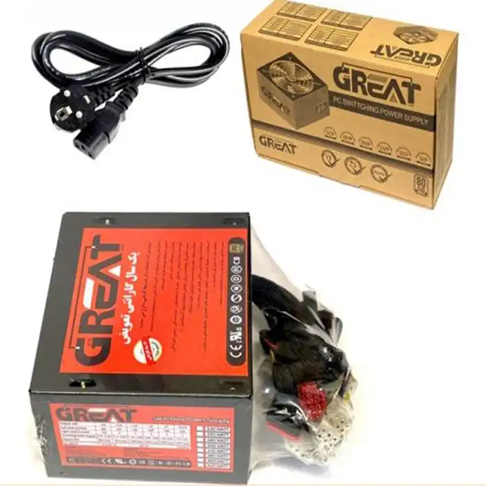 منبع تغذیه کامپیوتر گریت مدل GR530 530W