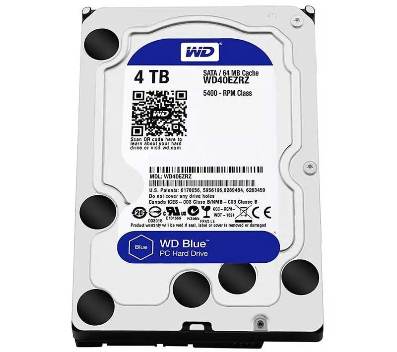 هارددیسک اینترنال وسترن دیجیتال مدل Blue ظرفیت 4 ترابایت