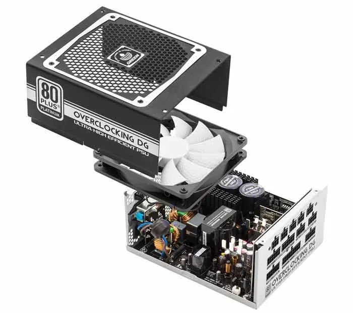 منبع تغذیه کامپیوتر گرین مدل GP1350B-OCDG