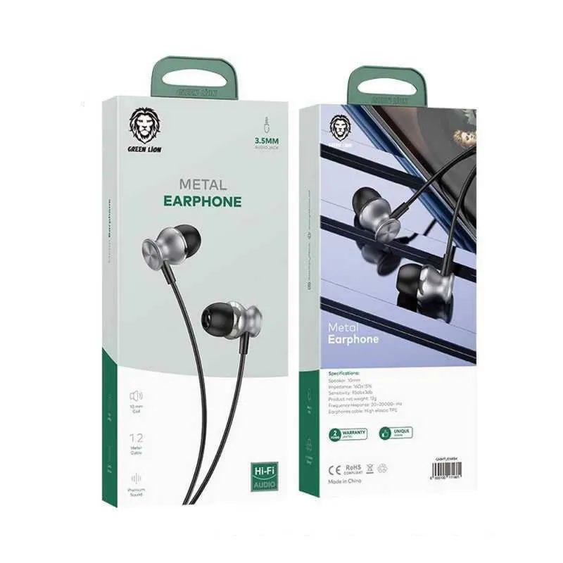 هندزفری گرین لاین مدل Metal Earphones
