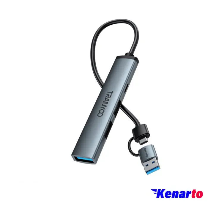 هاب 4 پورت USB /Type-C ترانیو مدل HB11-AC