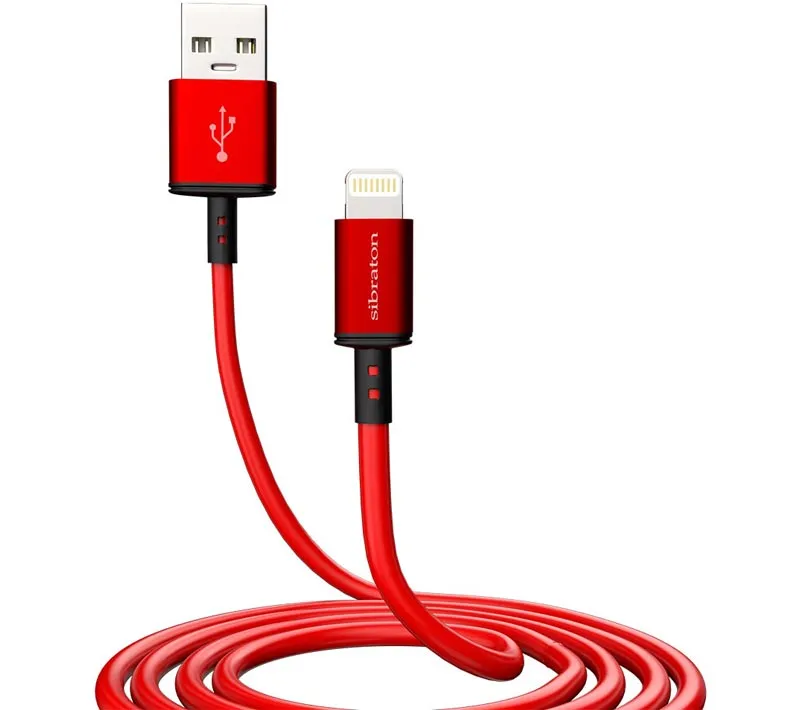 کابل تبدیل USB به Lightining سیبراتون مدل S232 i طول 1.2 متر