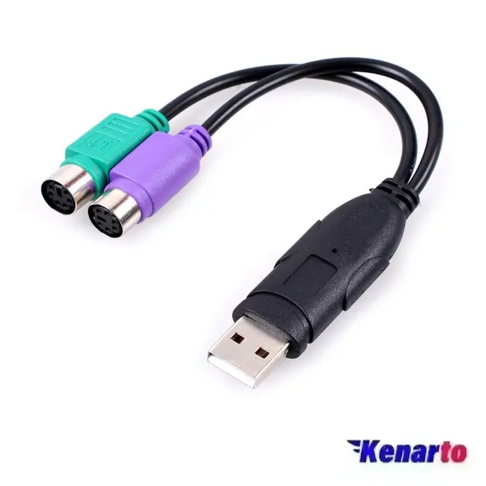 تبدیل USB به PS2 برددار کیبورد و موس