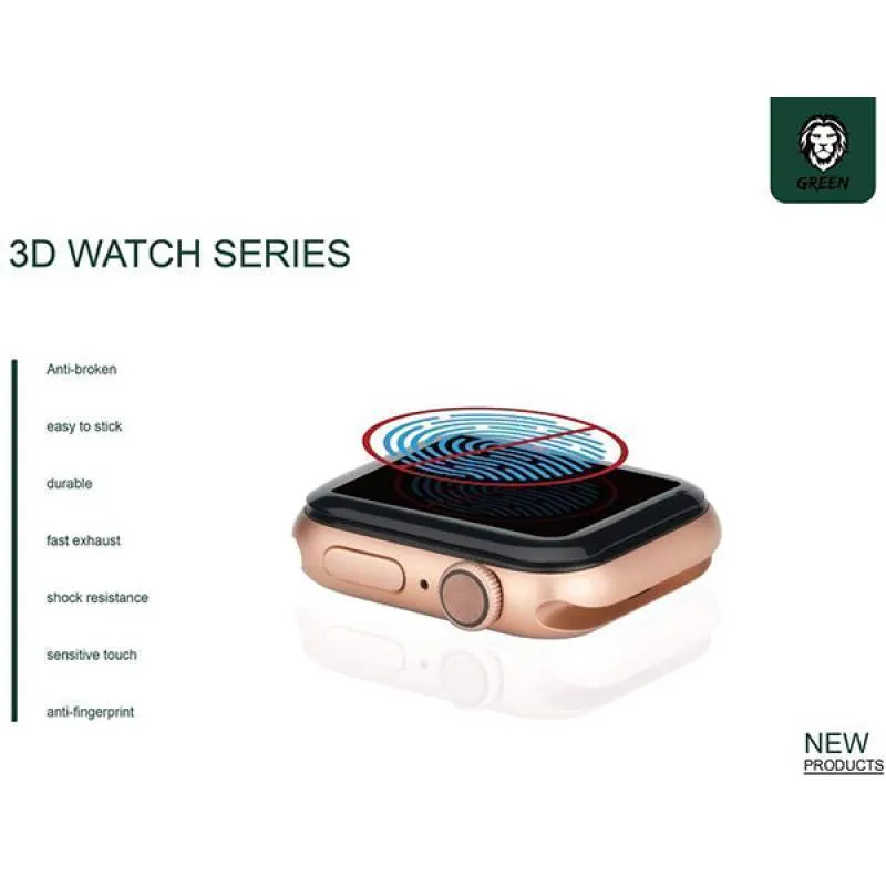 محافظ صفحه نمایش ساعت هوشمند گرین لاین مدل 3D HD 45mm