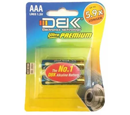 باتری نیم قلمی دی بی کا مدل Ultra Premium بسته 2 عددی