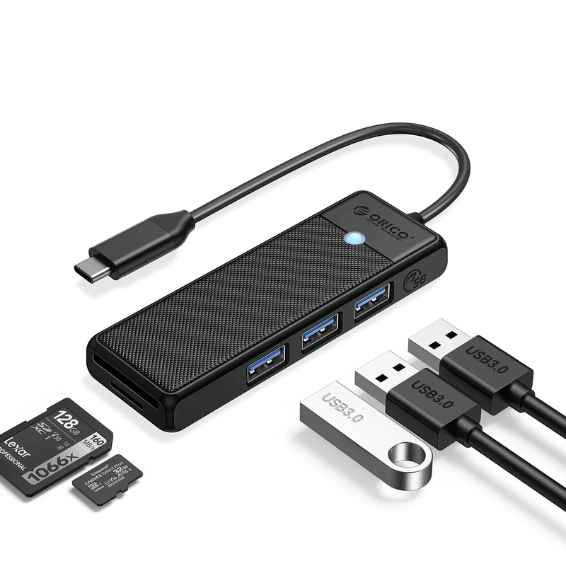 هاب 5 پورت USB-C اوریکو مدل PAPW3AT-C3-015