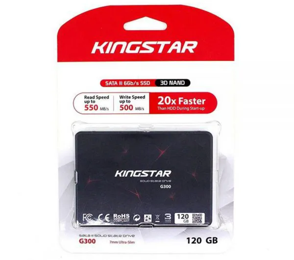 اس اس دی کینگ استار مدل G300 ظرفیت 120 گیگابایت