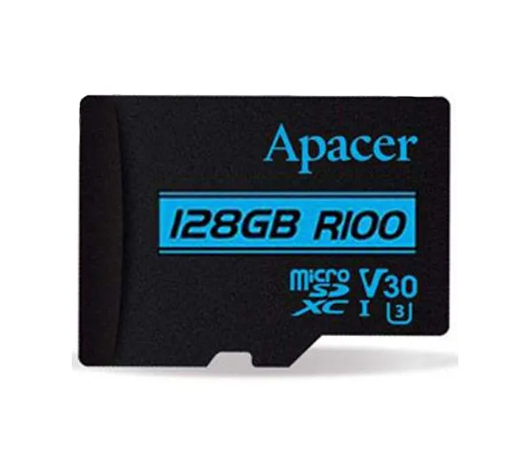 کارت حافظه microSDXC اپیسر مدل V30 کلاس 10 استاندارد UHS-I U3 سرعت 100MBps ظرفیت 128گیگابایت