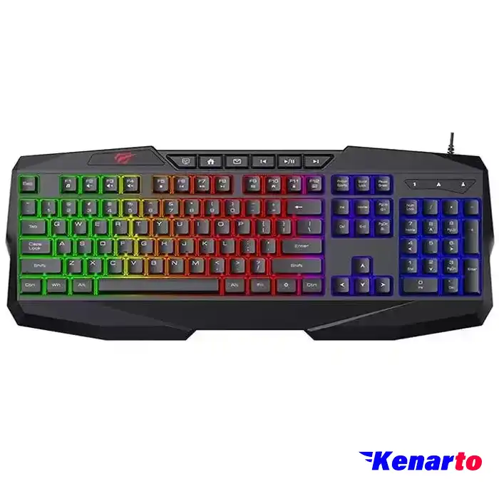 کیبورد مخصوص بازی هویت مدل KB-878L RGB