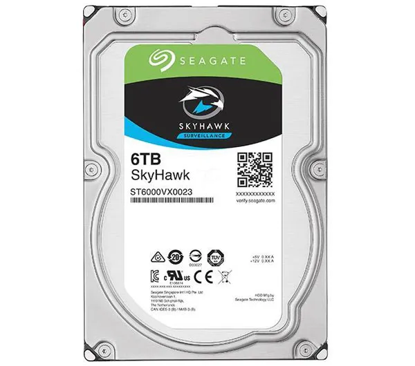 هارد دیسک اینترنال سیگیت مدل SkyHawk ظرفیت 6 ترابایت
