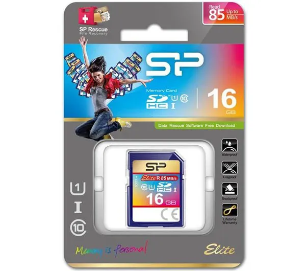 کارت حافظه SDHC سیلیکون پاور مدل Elite کلاس 10 استاندارد UHS-I U1 سرعت 85MBps ظرفیت 16 گیگابایت کارت حافظه SDHC سیلیکون پاور مدل Elite کلاس 10 استاندارد UHS-I U1 سرعت 85MBps ظرفیت 16 گیگابایت