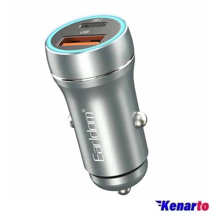 شارژر فندکی ارلدام مدل ES-CC29 QC3.0 PD 3A 30W