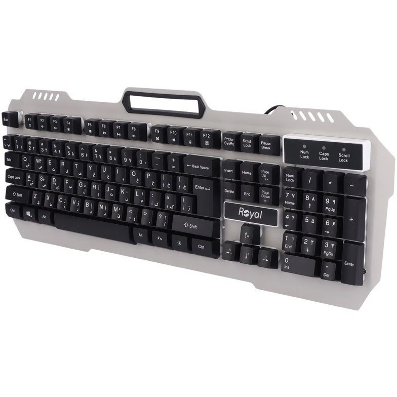 کیبورد مخصوص بازی رویال مدل RKG-615 RGB