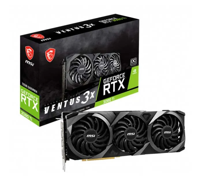 کارت گرافیک ام اس آی مدل GeForce RTX 3080 Ti VENTUS 3X 12G OC