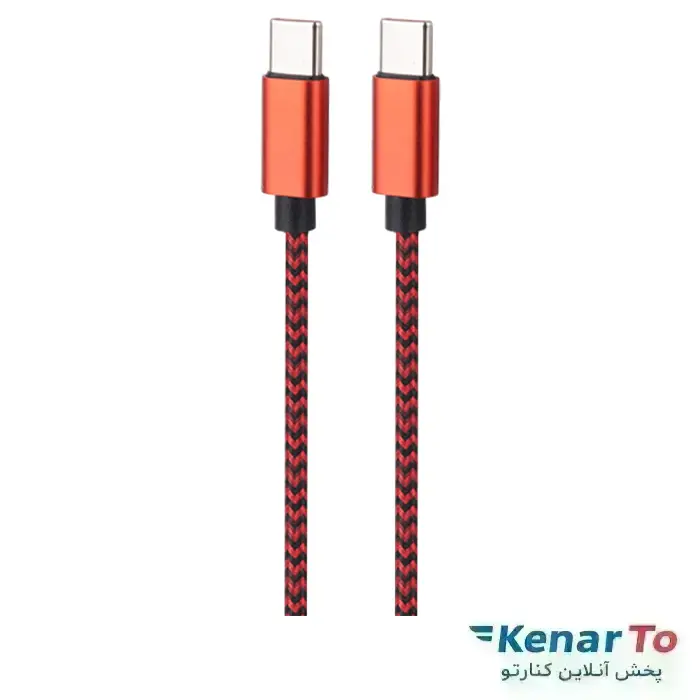 کابل تبدیل Type-C PD به Type-C سامسونگ مدل 60W طول 1.8 متر
