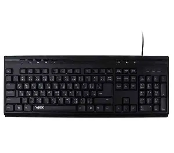 کیبورد و ماوس رپو مدل NX1710 با حروف فارسی